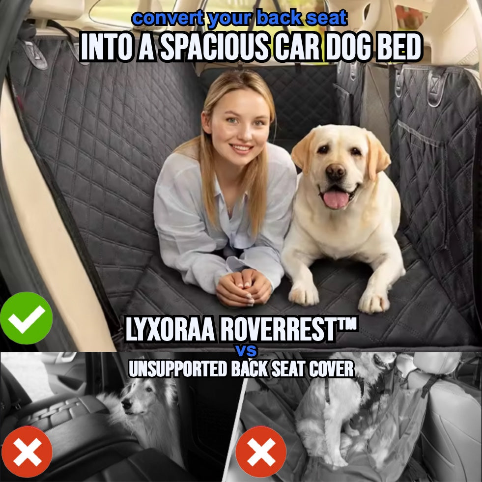 Lyxoraa RoverRest™ — Premium Hard-Bottom Back Seat Extender