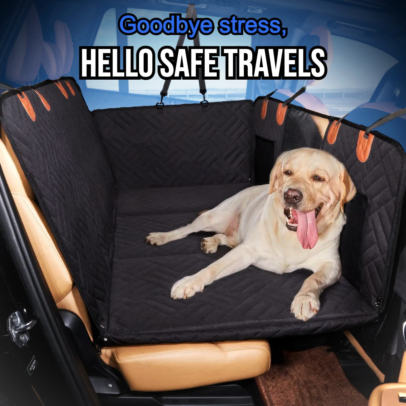 Lyxoraa RoverRest™ — Premium Hard-Bottom Back Seat Extender