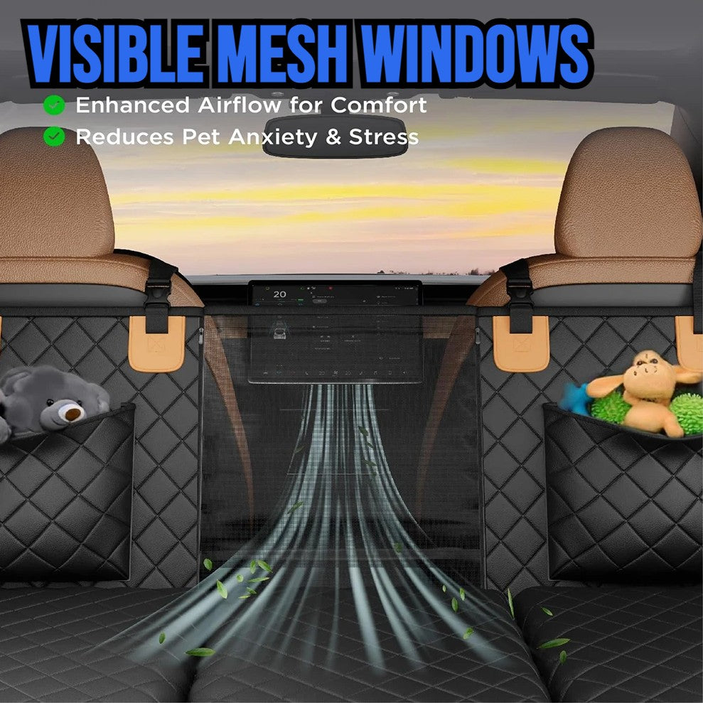 Lyxoraa RoverRest™ — Premium Hard-Bottom Back Seat Extender